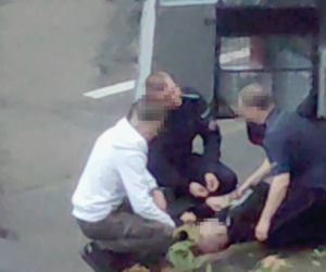 Interwencja policji w Lubinie. Jest nowe nagranie