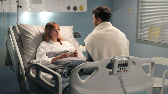 Barwy szczęścia odc. 3261. Ola (Michalina Robakiewicz), Justin (Jasper Sołtysiewicz)