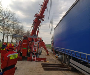 Trudna akcja strażaków z woj. lubelskiego