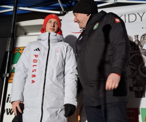 Powitanie Kacpra Tomasiaka w Bystrej 18.02.2026