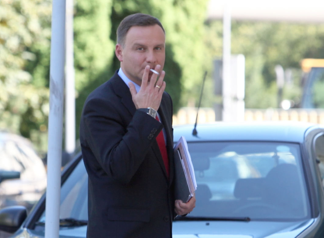 Andrzej Duda papieros 