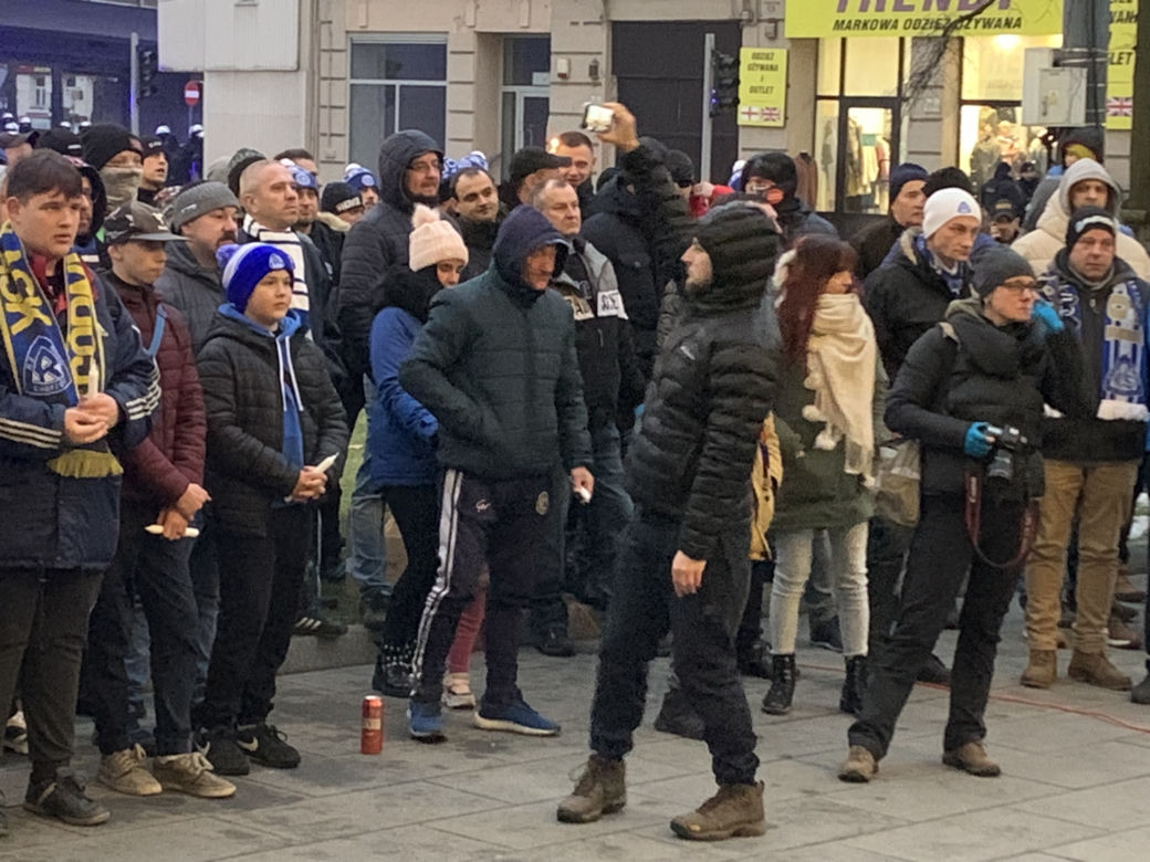 Protest kibiców Ruchu Chorzów w sprawie stadionu 
