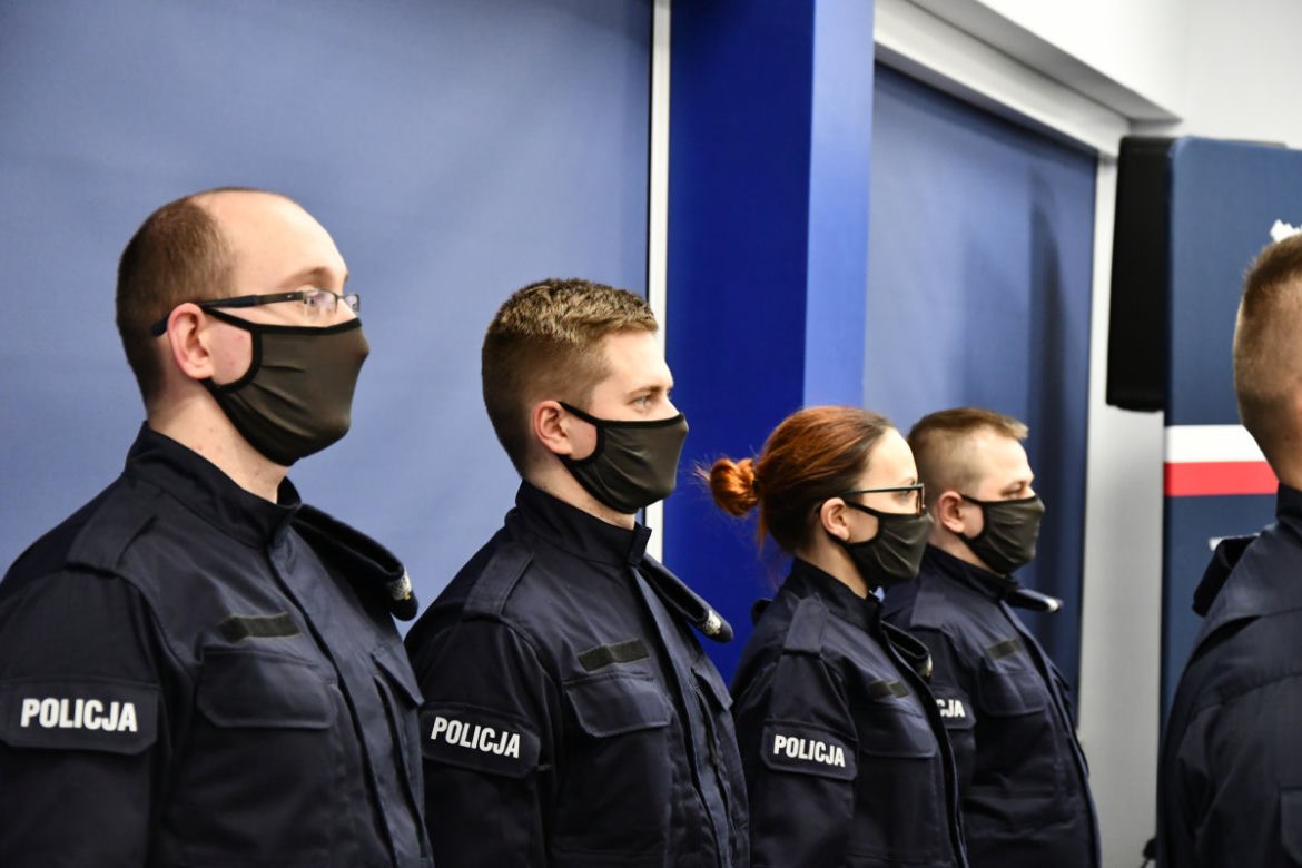 Nowi funkcjonariusze w szeregach podlaskiej policji