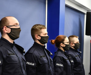 Nowi funkcjonariusze w szeregach podlaskiej policji