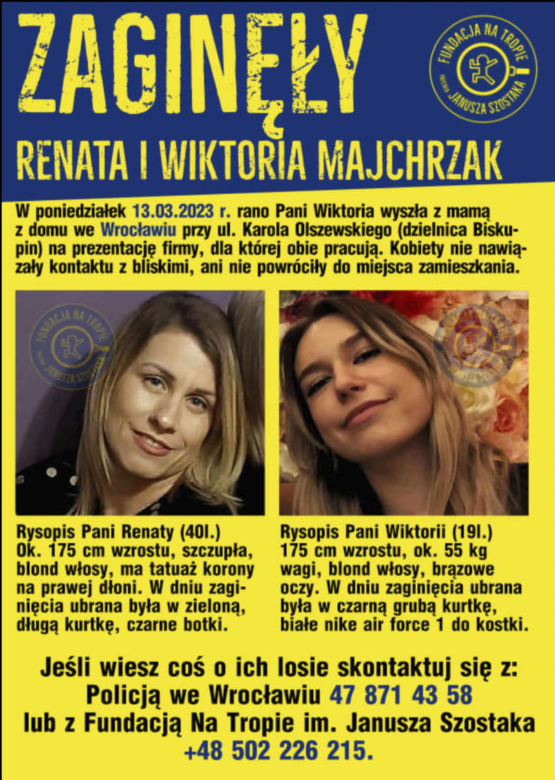 Tajemnicze zaginięcie mamy z córką