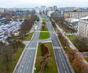 Przyszła trasa tramwaju wzdłuż Pola Mokotowskiego w Warszawie
