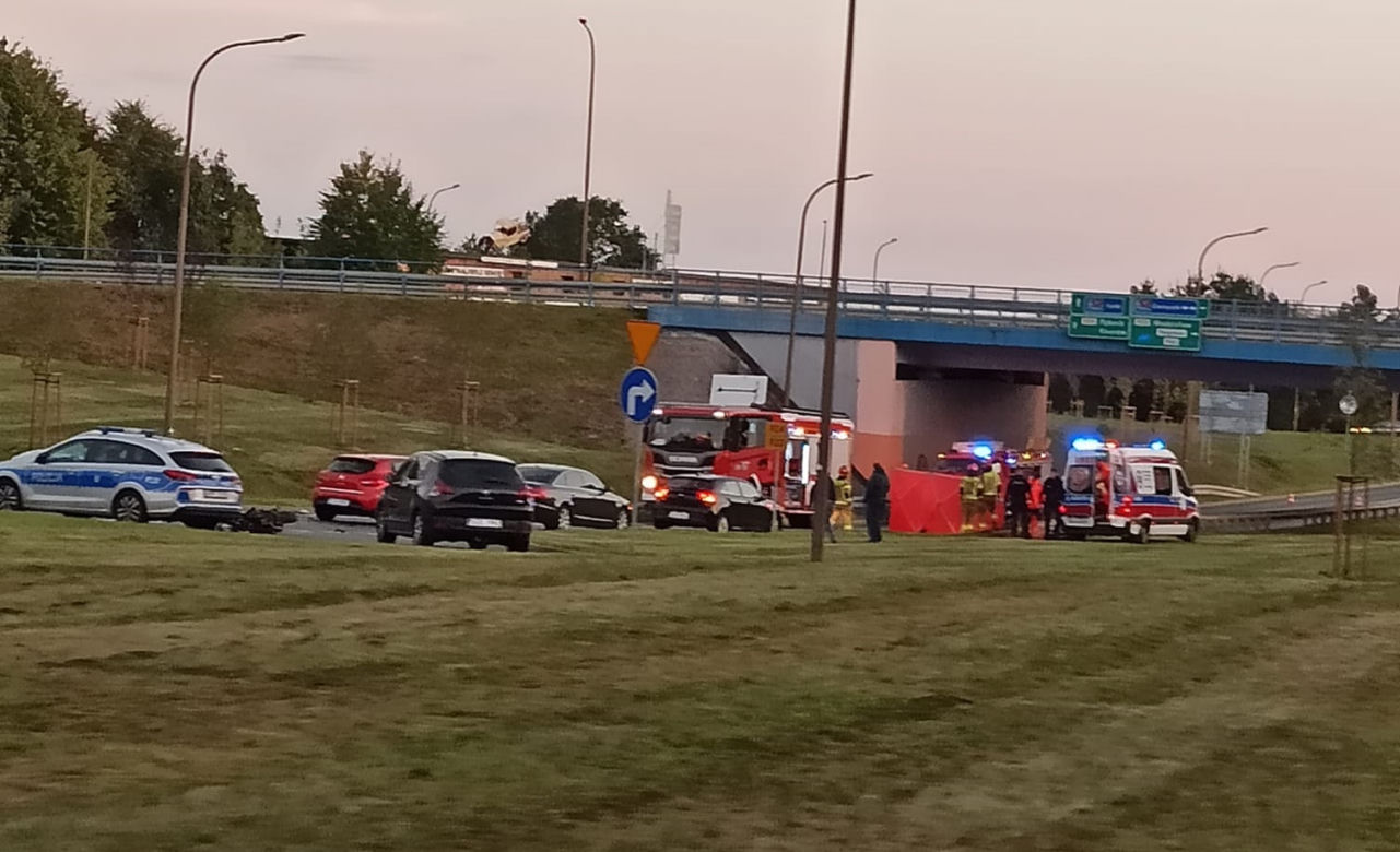 Wypadek śmiertelny w Żorach. Zginął motocyklista