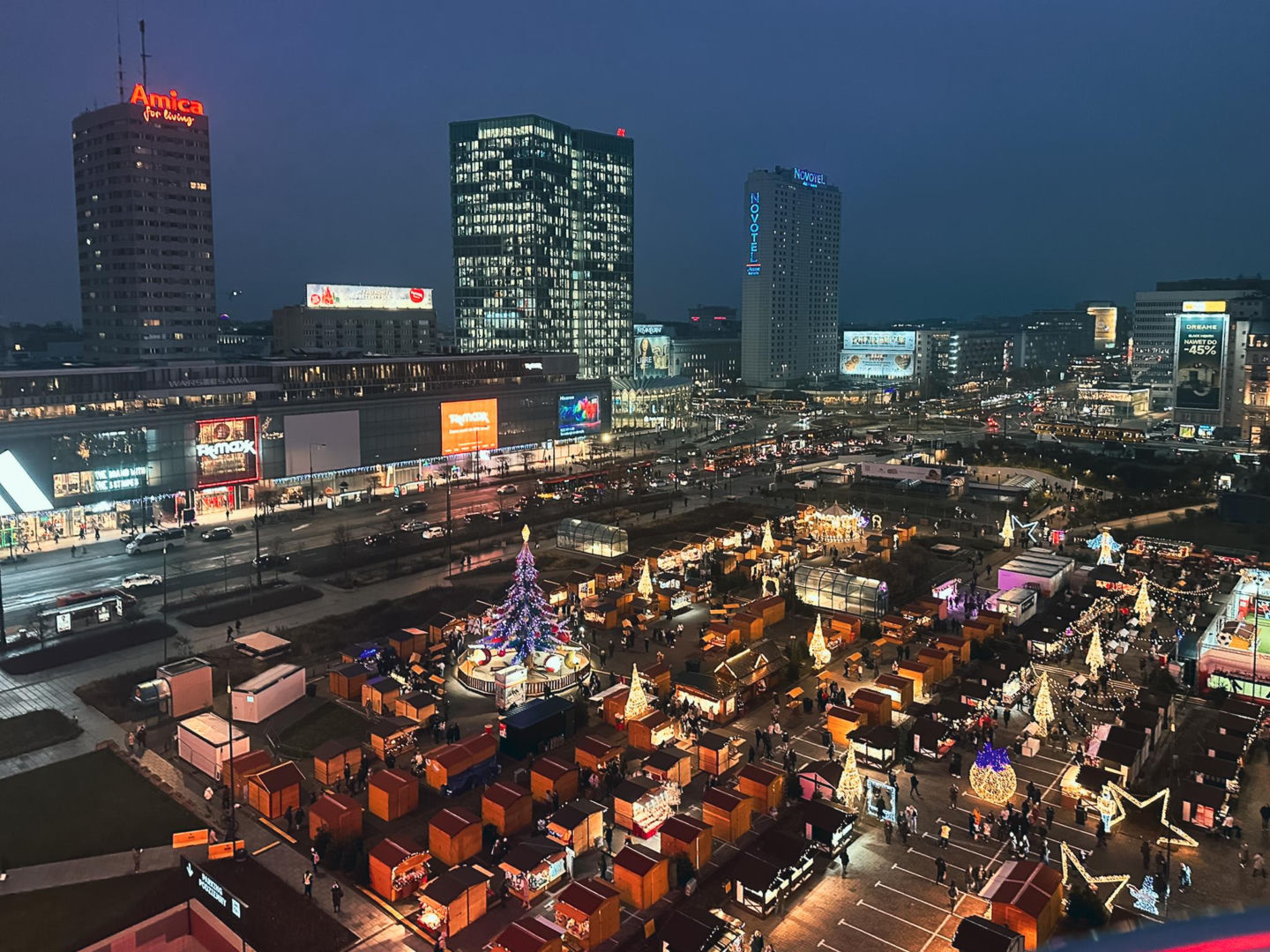 Centrum Warszawy i Jarmark Warszawski