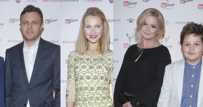Telekamery 2014. Marek Bukowski, Joanna Moro, Dominika Ostałowska z synem