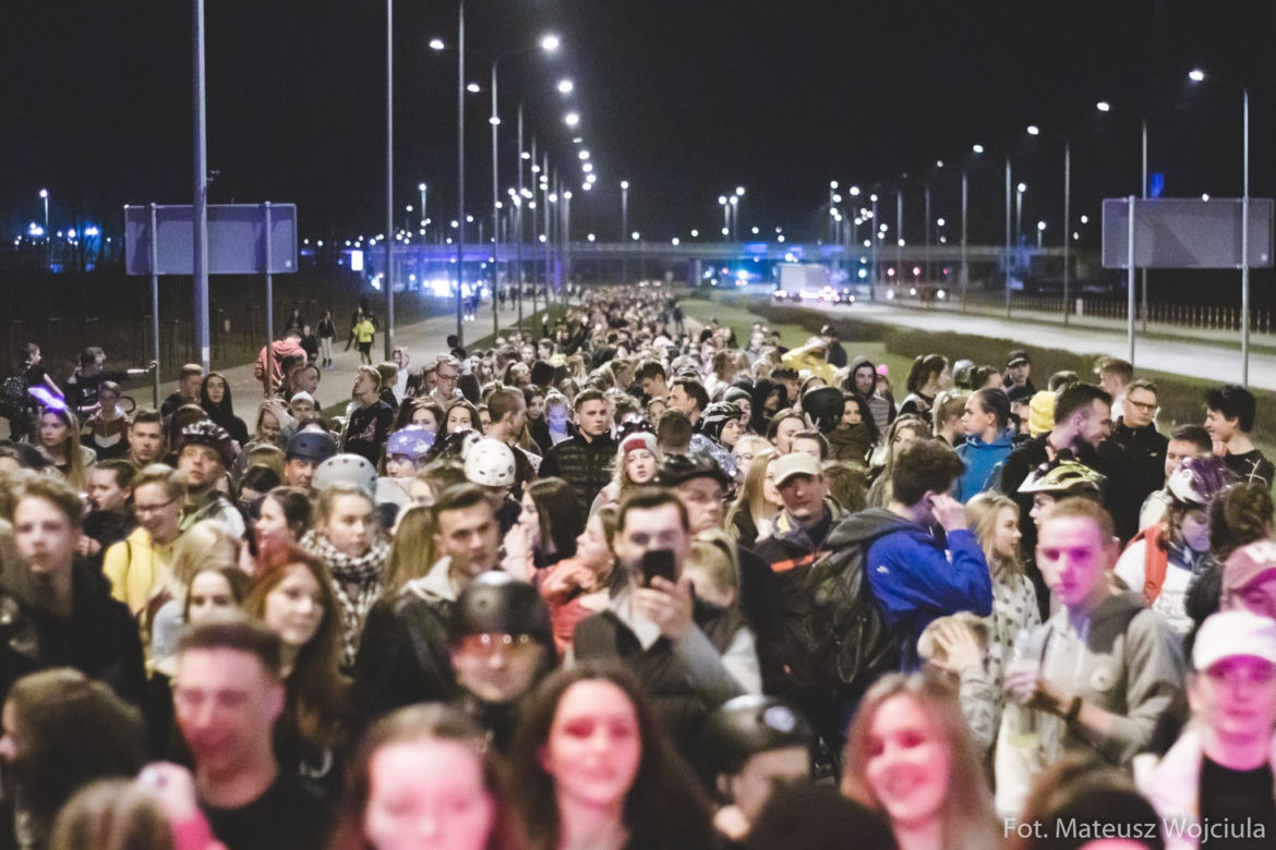 Nightskating w Białymstoku 2019. Otwarcie sezonu