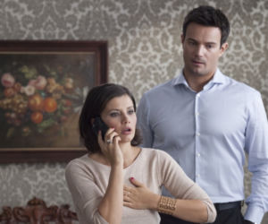 Przyjaciółki odcinek 99, Dorota (Agnieszka Sienkiewicz), Łukasz (Mikołaj Krawczyk)