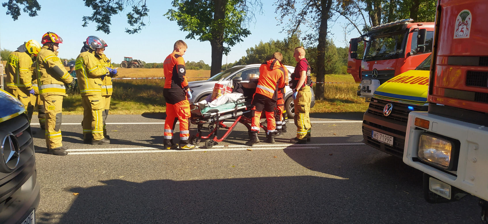 Katastrofa białoruskiego autokaru pod Mińskiem Mazowieckim. Są ranni