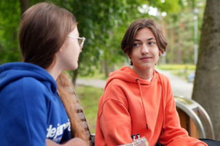 Barwy szczęścia odc. 3280. Emil (Artem Malaszczuk), Pola (Gabriela Szewczyk)