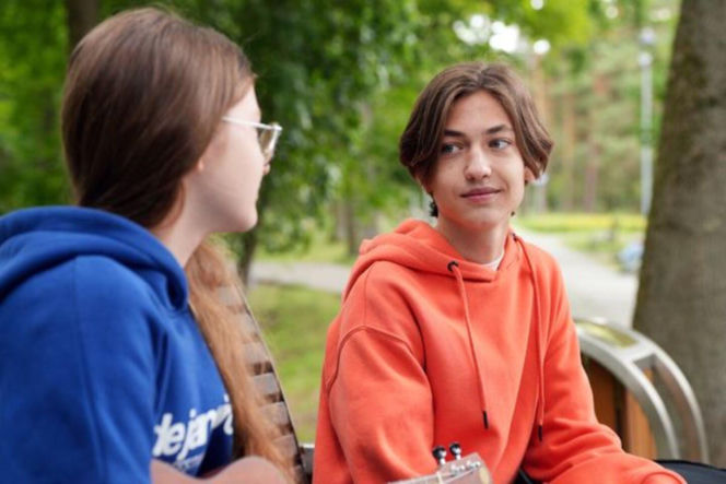 Barwy szczęścia odc. 3280. Emil (Artem Malaszczuk), Pola (Gabriela Szewczyk)