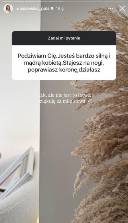 Pola Wiśniewska wyprowadziła się od męża