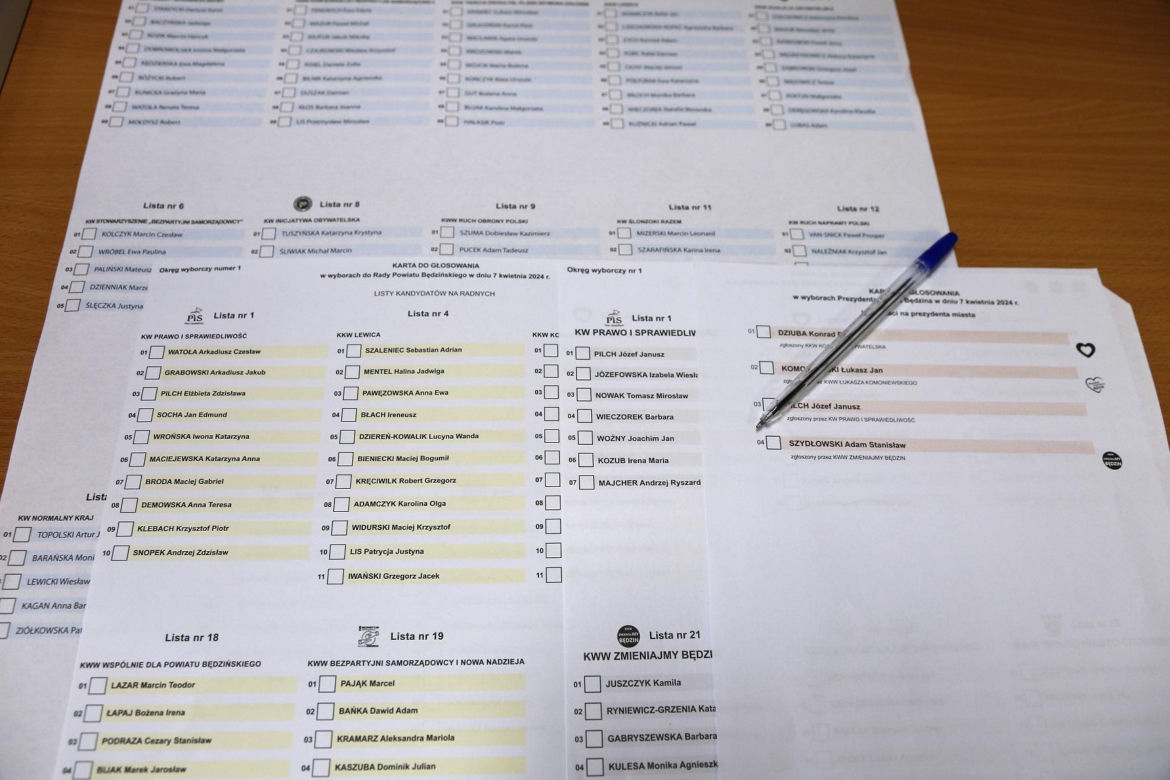 Wybory samorządowe 2024 w Będzinie