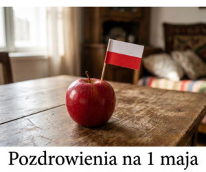 kartka na dzień dobry 1 maja
