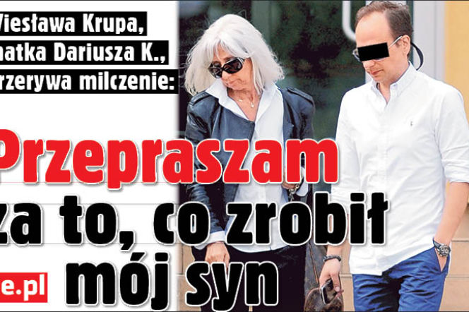 Przepraszam za to, co zrobił mój syn