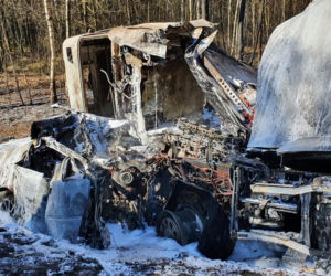 Spalił się we własnym aucie. Tragedia pod Mińskiem Mazowieckim