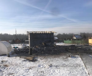Pożar altany w Sosnowcu