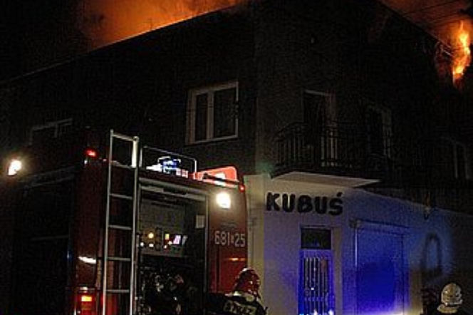 Zawiercie, pożar, ogień, straż pożarna, strażak