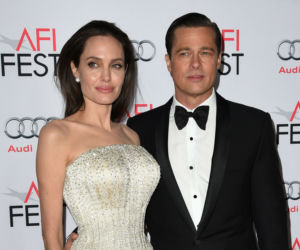 Brad Pitt i Angelina Jolie w 2015 roku