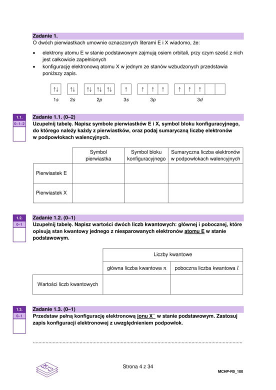 Matura 2025 chemia rozszerzona - arkusz CKE 16.05.2025 - Formuła 2023