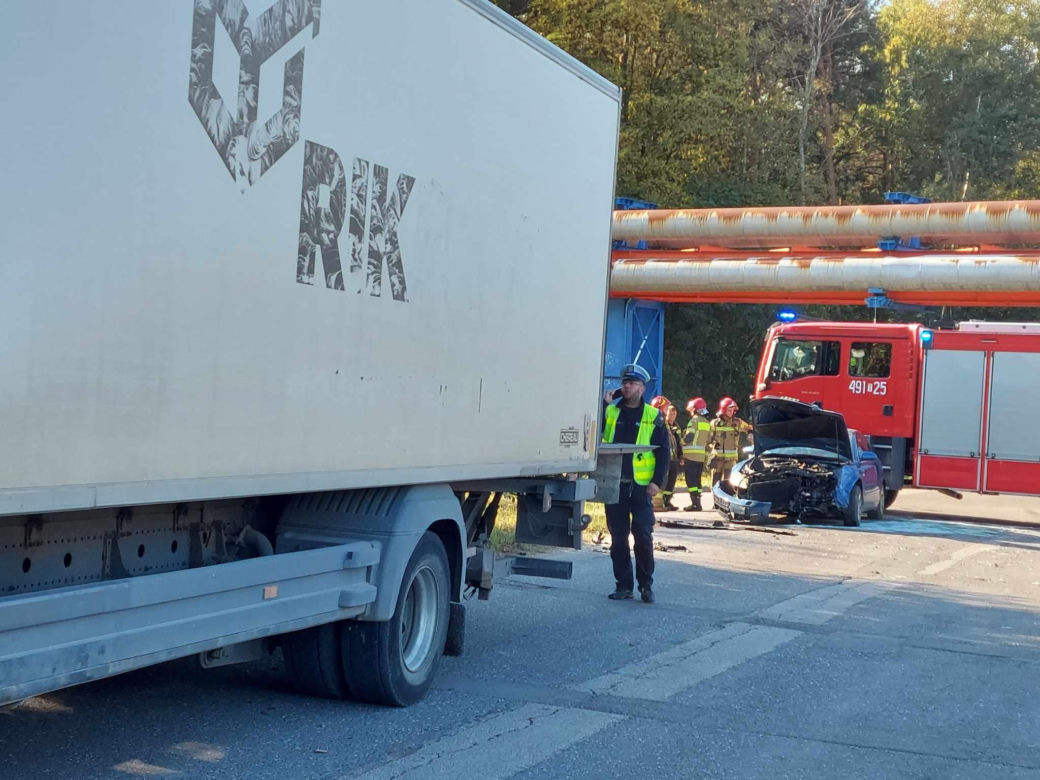 Wypadek na terenie SSE Starachowice