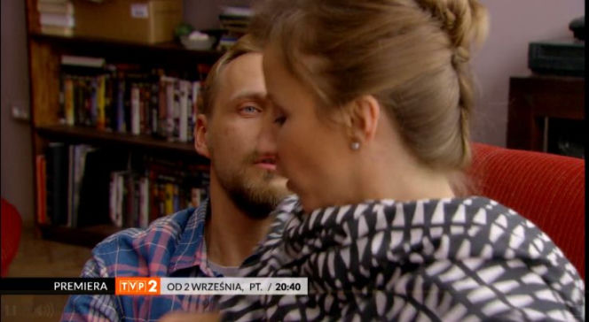 O mnie się nie martw 5 sezon. Krzysiek (Paweł Domagała), Marta (Katarzyna Ankudowicz)