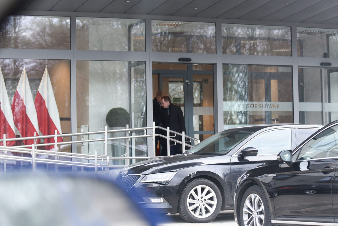 Andruszkiewicz limuzyną na obiadek w godzinach pracy