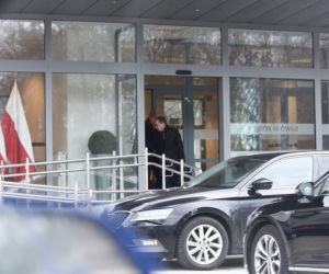 Andruszkiewicz limuzyną na obiadek w godzinach pracy