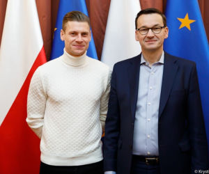 Łukasz Piszczek na śniadaniu z premierem