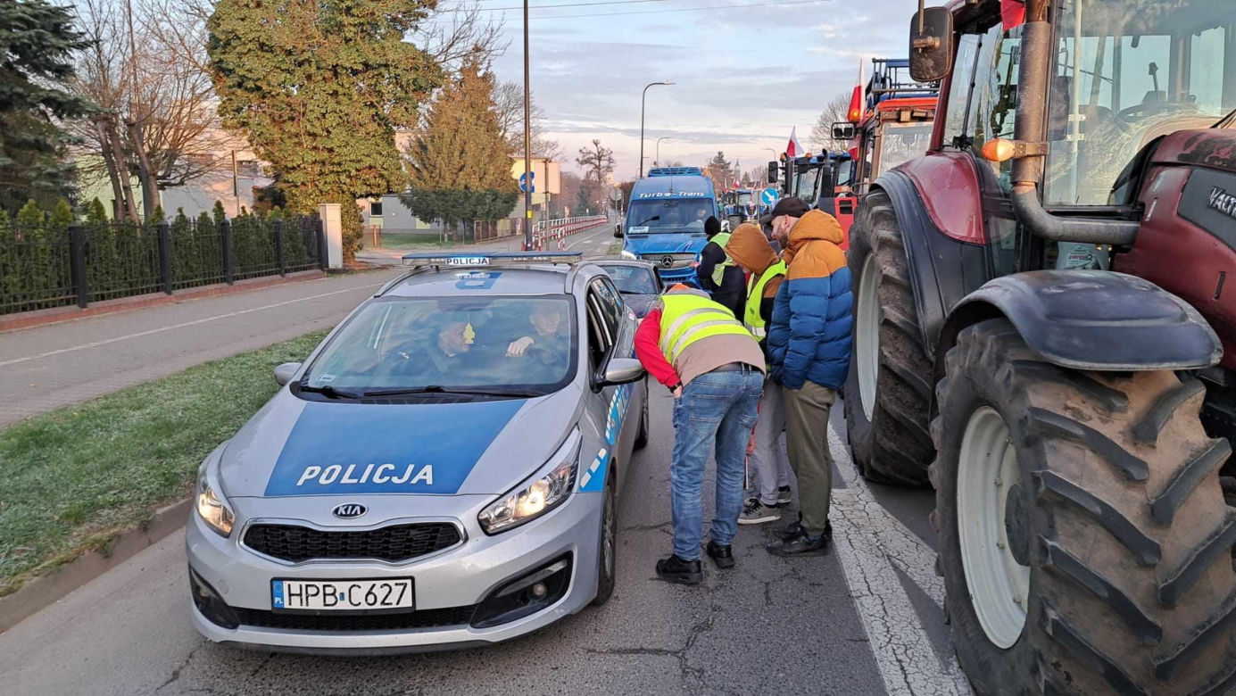 Wielki protest rolników wokół Wrocławia. Protestujący byli u prezydenta Jacka Sutryka   