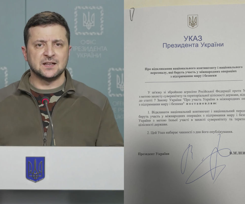 Zełenski sięga po wsparcie z zagranicy. Żołnierze muszą wrócić na Ukrainę