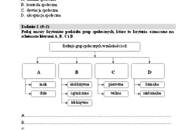 Matura rozszerzona WOS 1