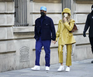 Justin Bieber i Hailey Bieber w Paryżu