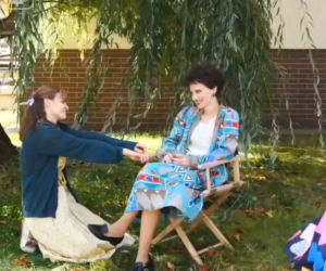 Stulecie Winnych 4 sezon. Małgosia (Zofia Stafiej), Kasia Winna (Weronika Humaj)