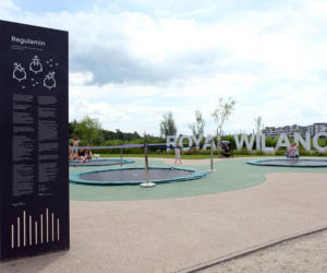 Trampolina grozy na Wilanowie