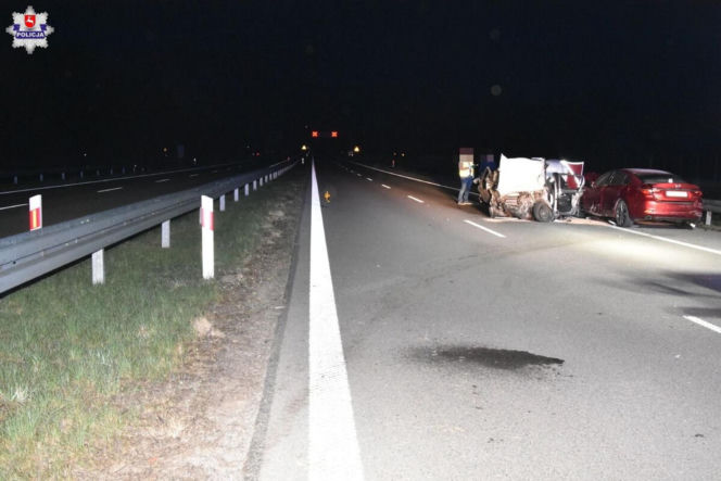 Wypadek na S19. Dwie osoby nie żyją. Kierowca mazdy był pijany