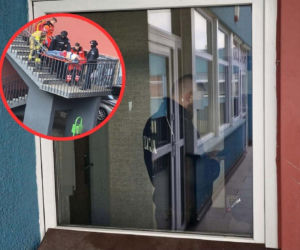 Atak nożownika w zakładzie krawieckim. Jest nagranie