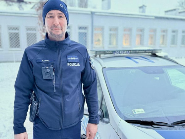 Dzielnicowy st. asp. Bartłomiej Pipka to prawdziwy rekordzista w zatrzymywaniu osób ukrywających się przed wymiarem sprawiedliwości