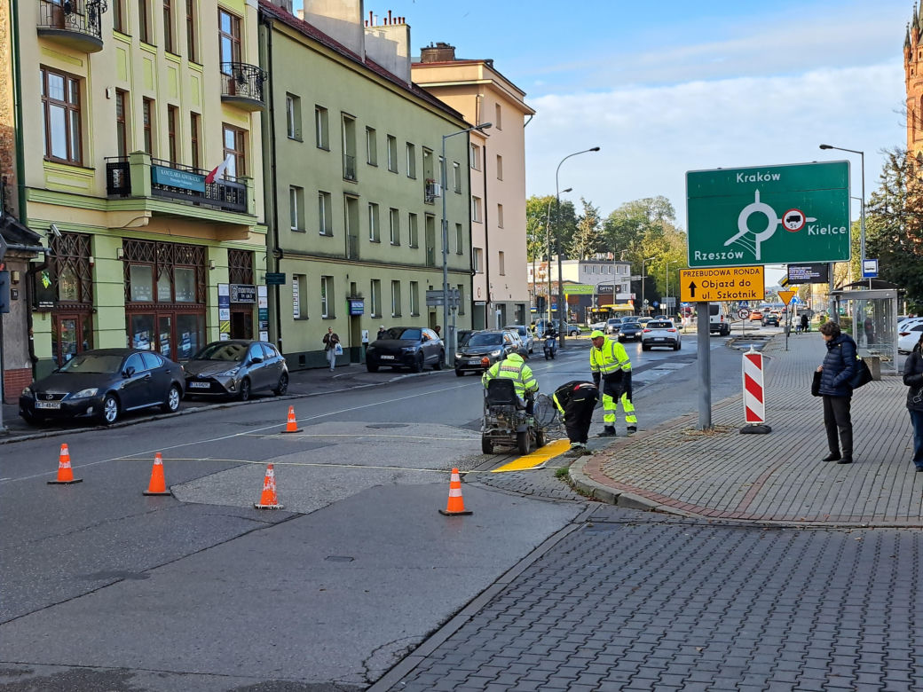 Rusza przebudowa ronda Krakowska - Narutowicza - Sikorskiego w Tarnowie