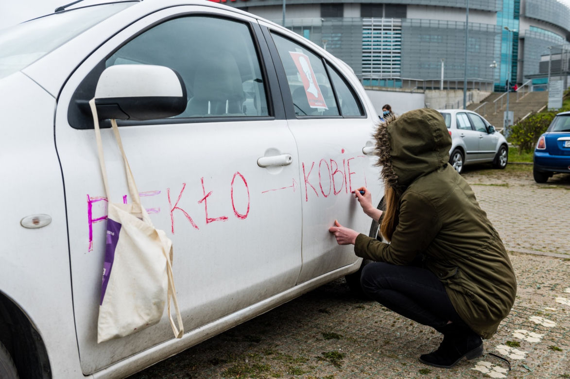 Strajk kobiet w Trójmieście. Awantura w centrum Gdańska