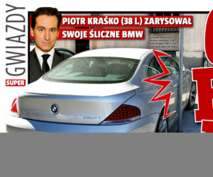 Kraśko zarysował BMW
