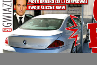 Kraśko zarysował BMW