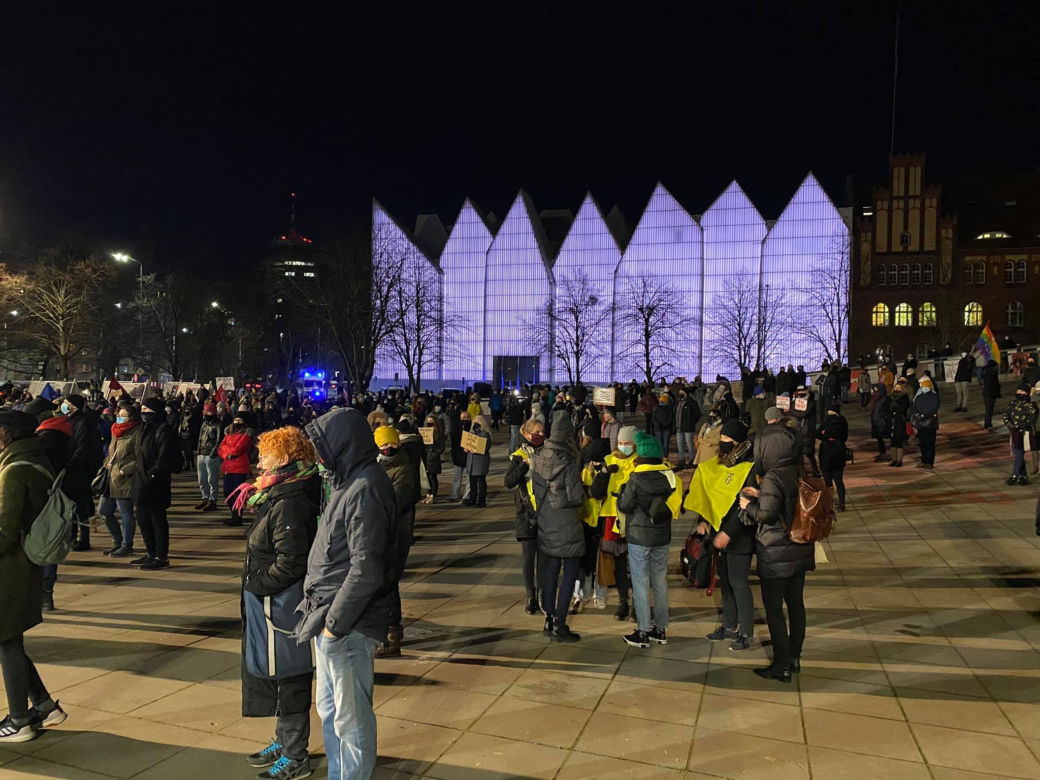 Plac Solidarności w Szczecinie, Strajk Kobiet
