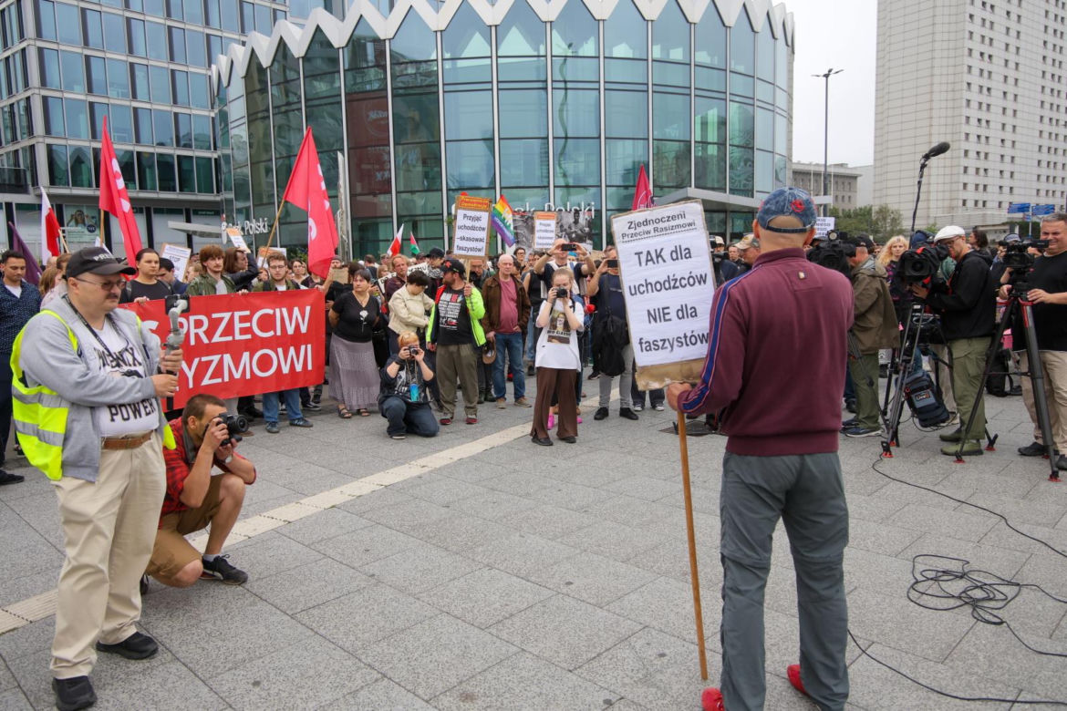 Kontrmanifestacja w Warszawie