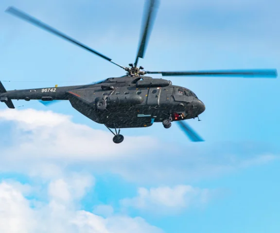 Rosyjski śmigłowiec Mi-8 nad Polską. Błyskawiczna reakcja myśliwców