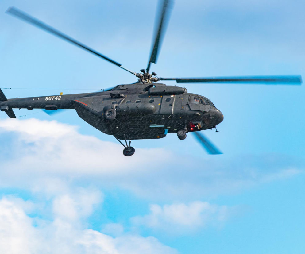 Rosyjski śmigłowiec Mi-8 nad Polską. Błyskawiczna reakcja myśliwców