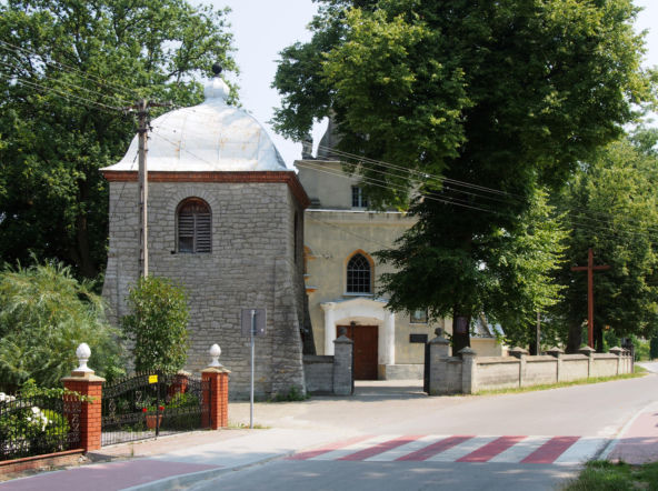 Szczeglice. Kościół pw. św. Jerzego: To serce wsi